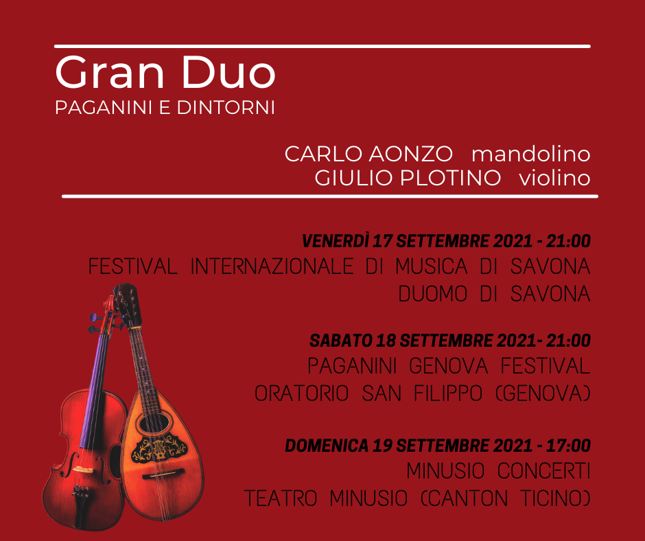 Carlo Aonzo & Giulio Plotino GRAN DUO - Paganini e Dintorni